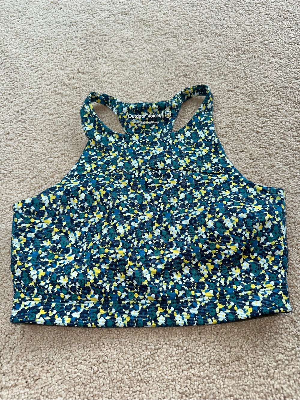 Outdoor voices sports bra top
